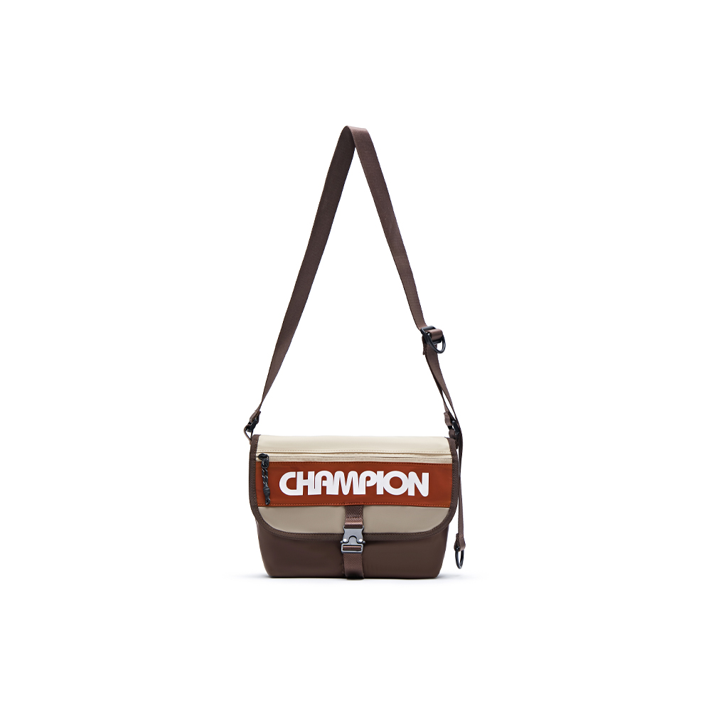 

Champion Тканевая наплечная сумка через плечо унисекс мультиколор, Wheat Brown/Walnut/Flame