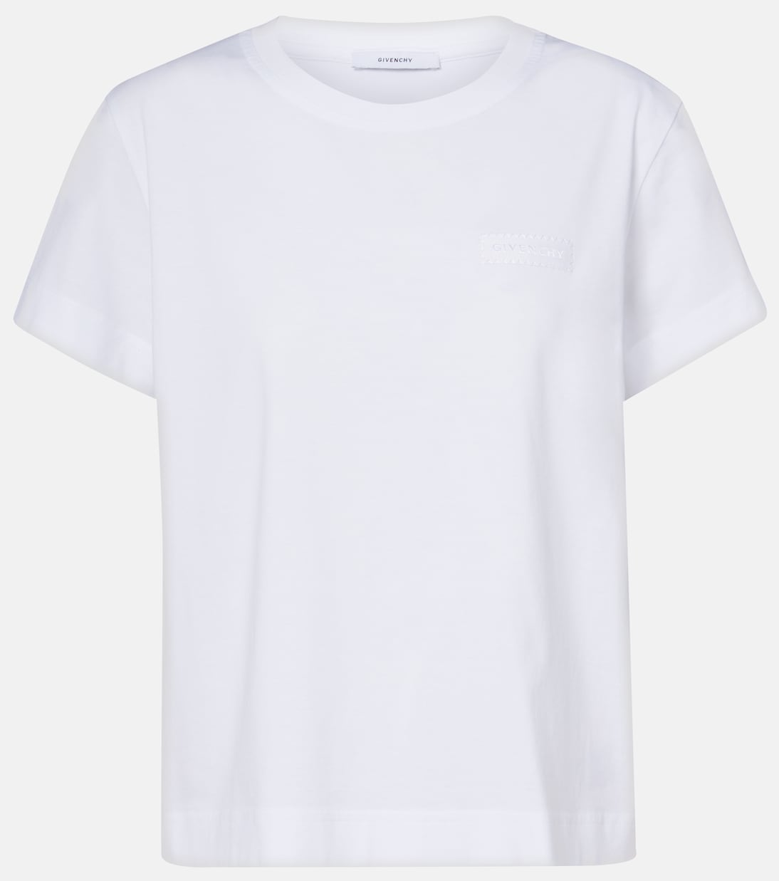 

Футболка из хлопкового джерси с логотипом Givenchy, белый