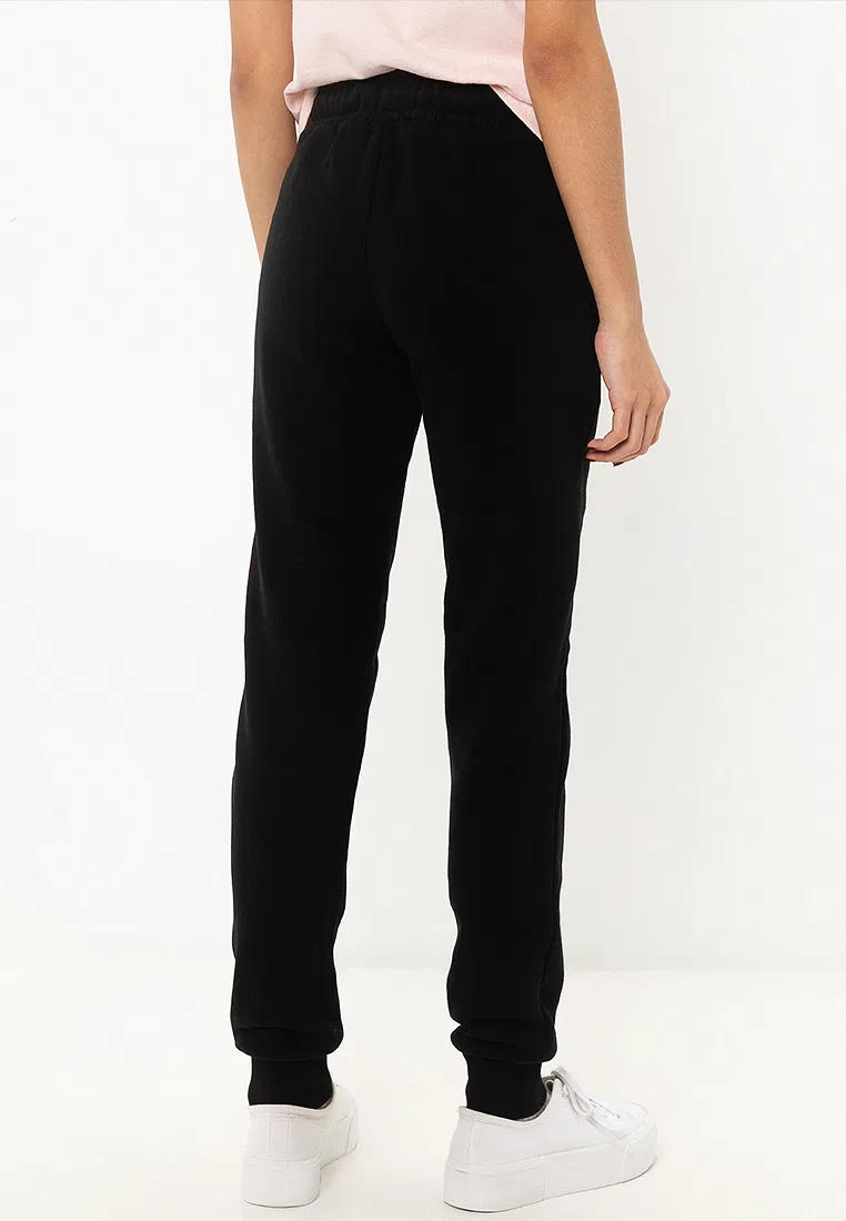 Джоггеры, металлический логотип, зауженные, Luxe Metallic Logo Slim Superdry, черный — фото 2