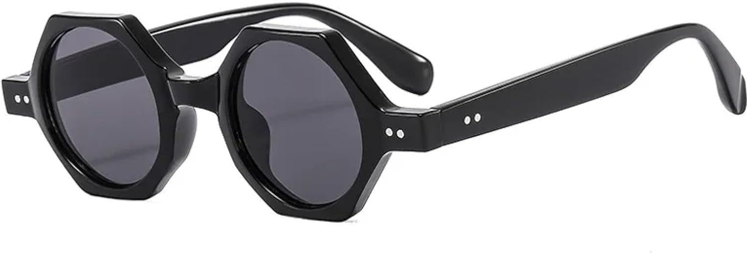 

Солнцезащитные очки с защитой от УФ-излучения UV400 | Панк-стимпанк, круглые | Для женщин и мужчин, для занятий спортом на открытом воздухе и вождения DSVIGF, C1black-black