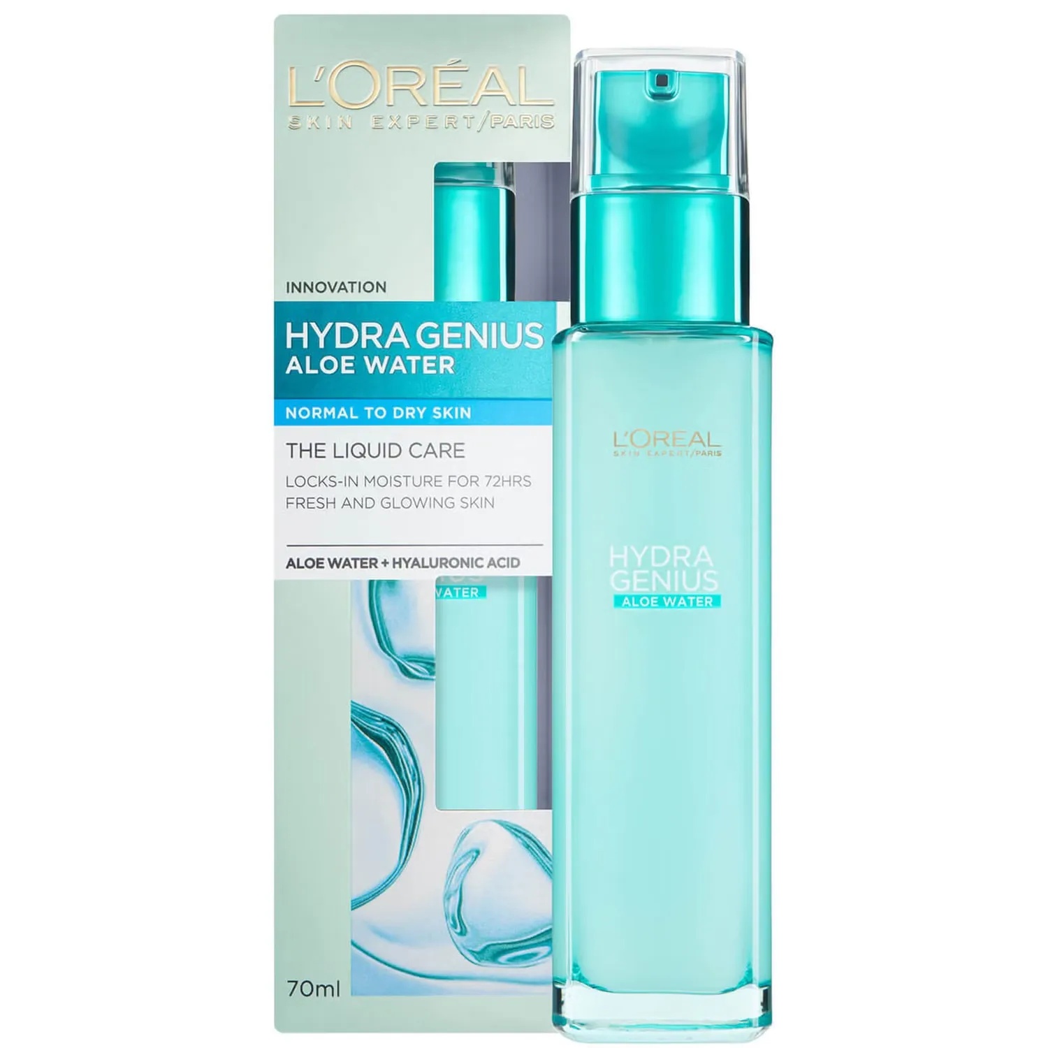 

Hydra Genius Liquid Care Жидкий увлажняющий крем для нормальной и сухой кожи 70 мл L'Oréal