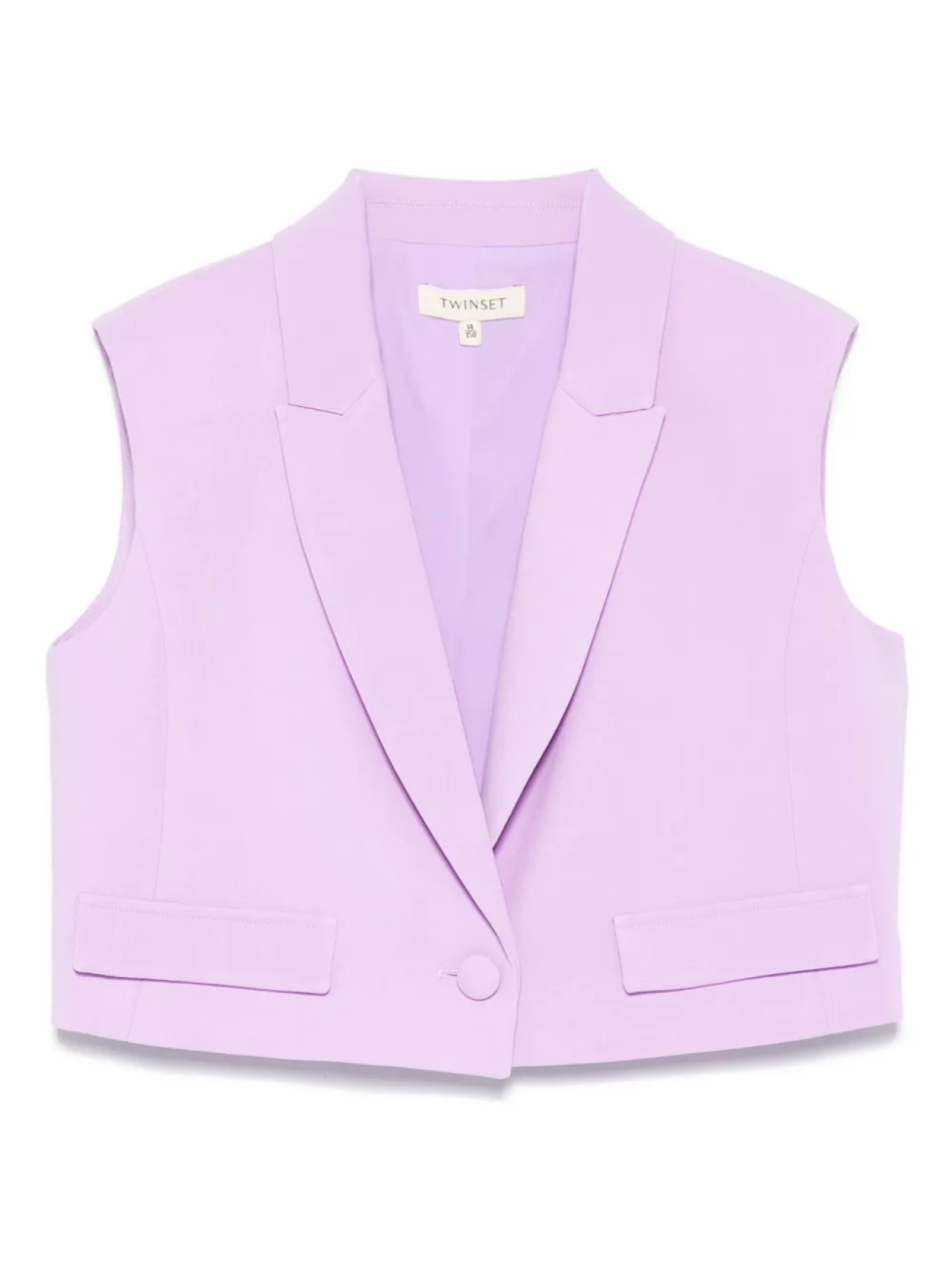

TWINSET Детский укороченный жилет TWINSET Kids, фиолетовый