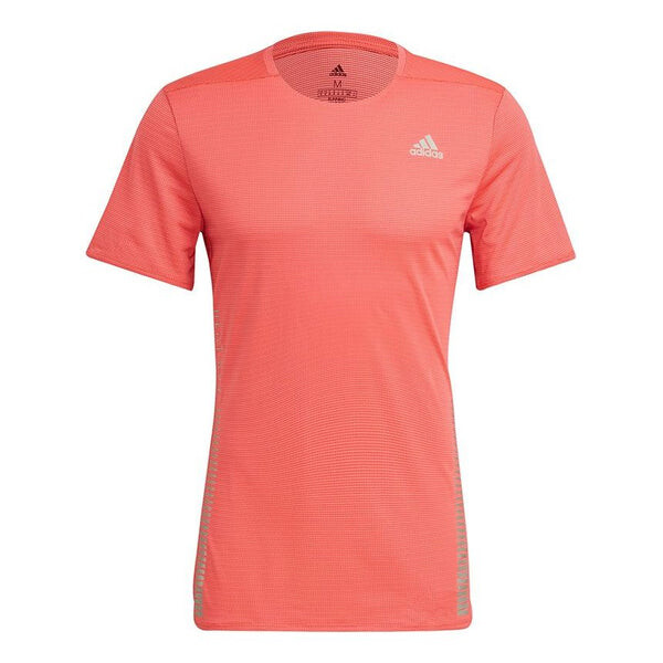 

Футболка adidas Premium Tee M Running Sports Short Sleeve Pink Red Fluorescence, красный