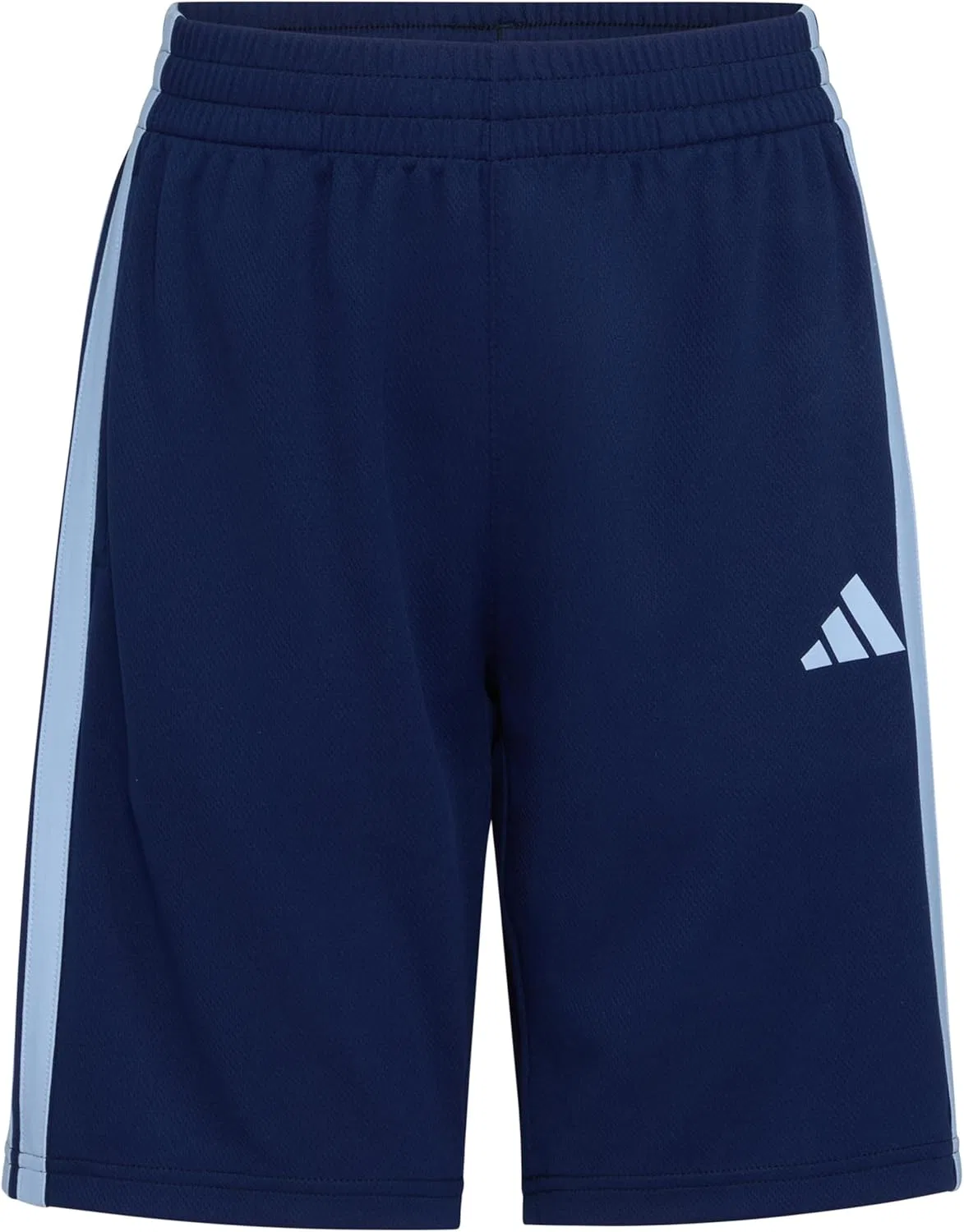 Детские шорты Adidas Essentials с тремя полосками, темно-синий