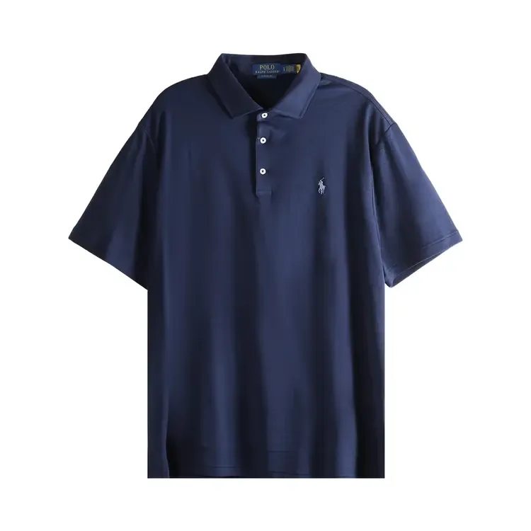 Рубашка-поло Polo Ralph Lauren Soft Touch, цвет 'Refined Navy'