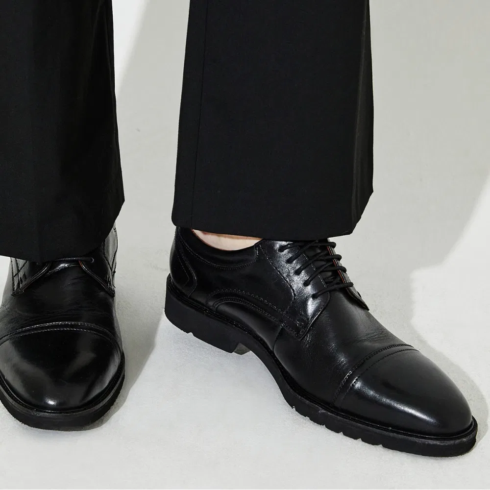 Мужские дерби Dressports Findlay Cap Toe чёрные от Rockport — фото 4
