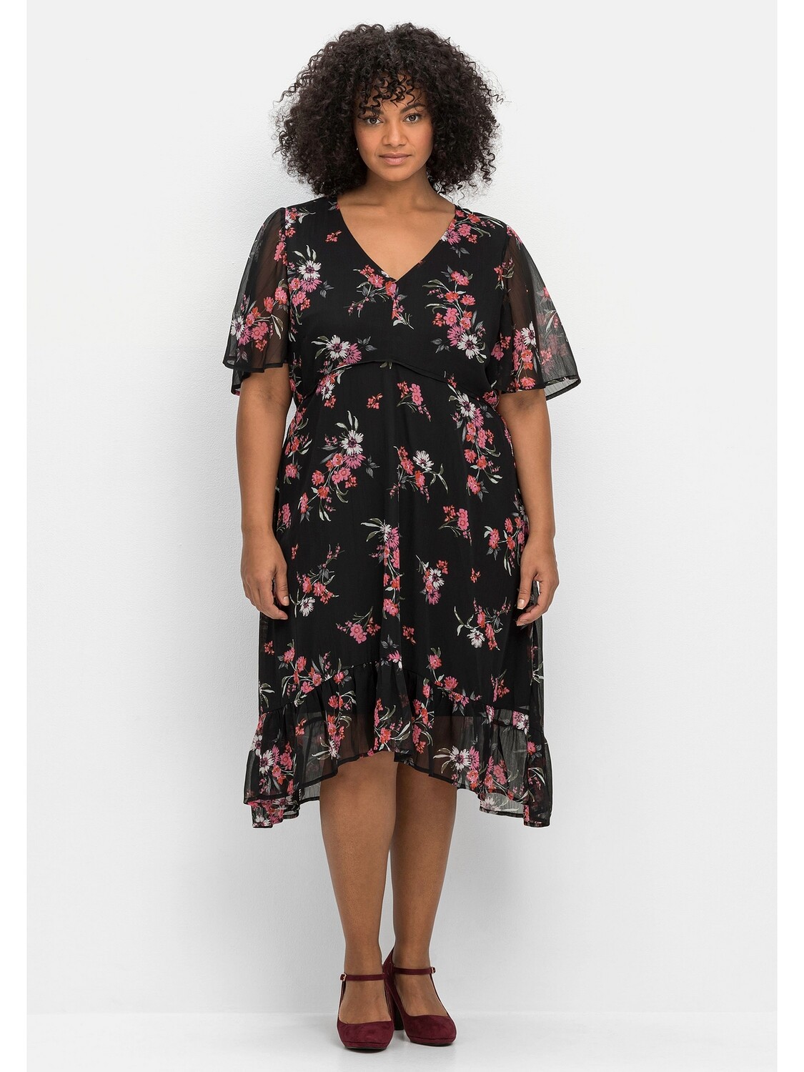 

Платье sheego by Joe Browns Chiffon, черный