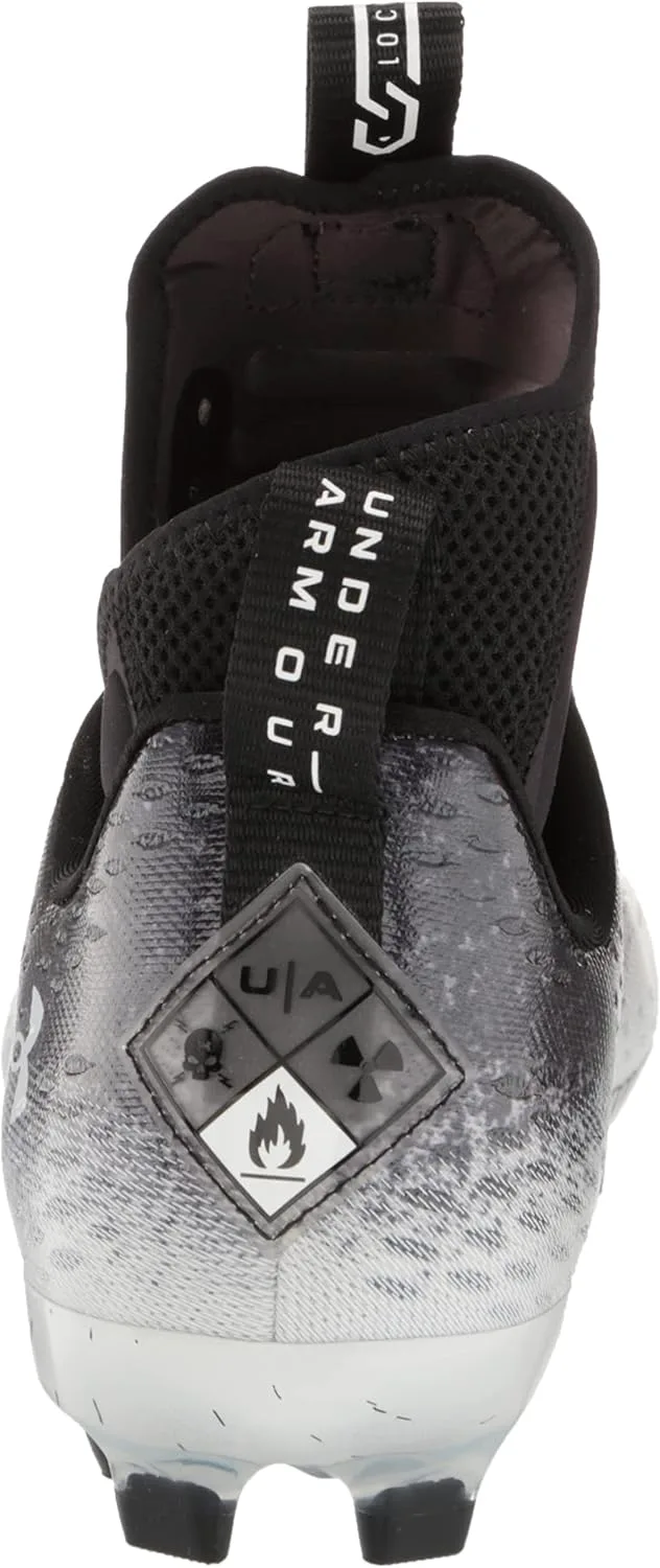 Футбольные бутсы Under Armour Men's Spotlight Lux Mc 2.0, черно-белый — фото 4
