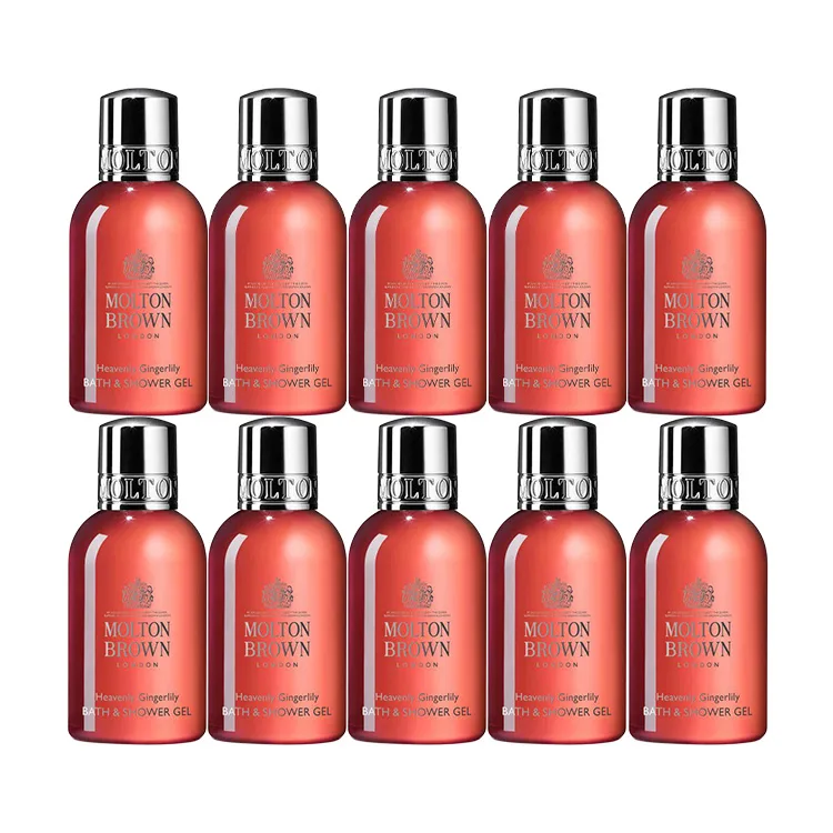 Успокаивающий гель для душа с ароматом Molton Brown, Large Yellow Rose Shower Gel 50ml*10