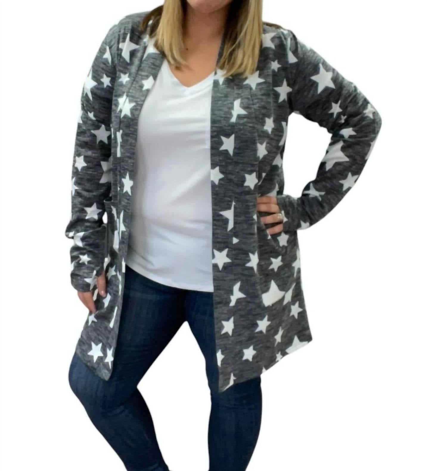 

BLAKELEY Кардиган Star Daze черного цвета