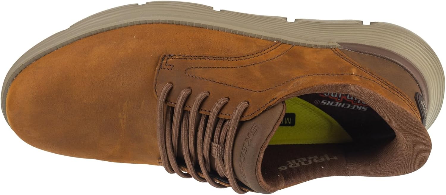 Мужские кроссовки Skechers Garza - Clive, темно-коричневый — фото 4