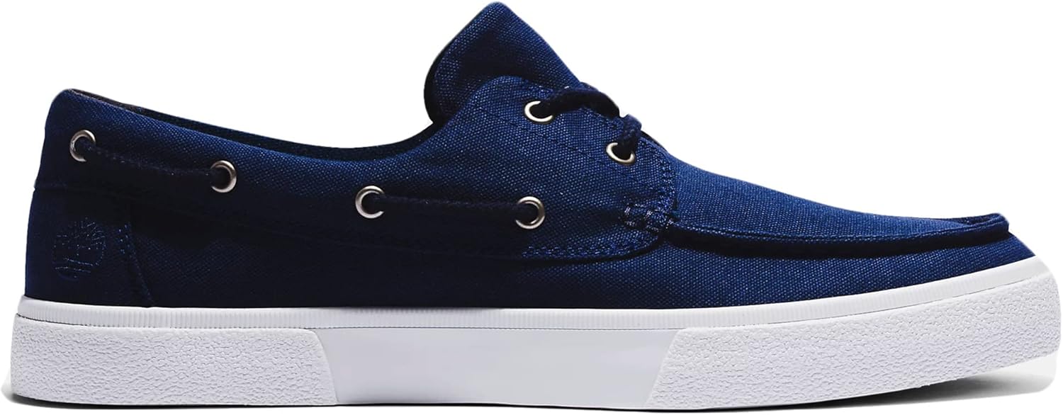 Кроссовки Timberland Mens Union Wharf 2.0 Ek 2 Eye Boat Shoe, Navy Canvas — фото 2
