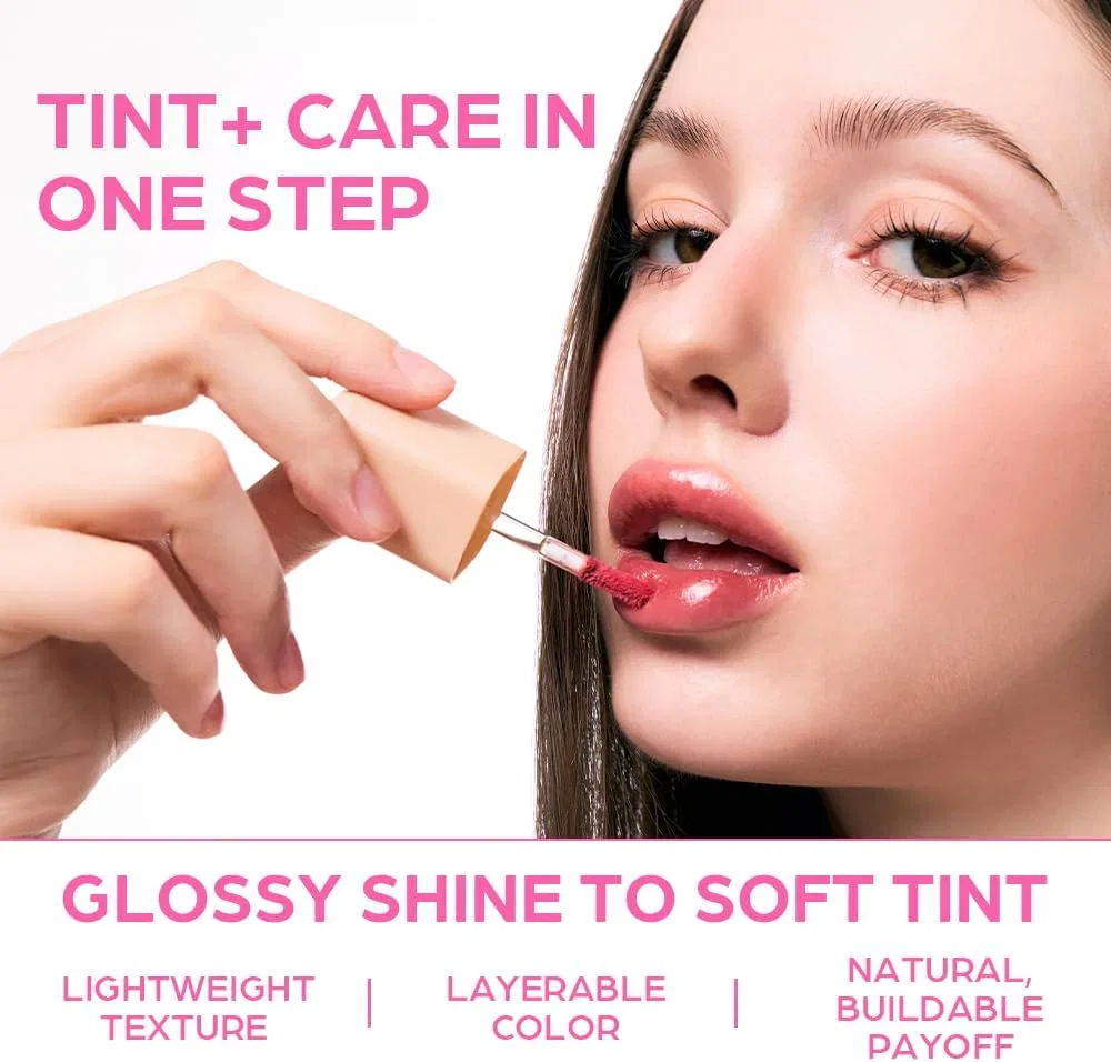 Тинт для губ House of Hur Groy Ample Tint с манукой и витаминами, увлажняющий, 4.5 г, цвет Dawn Pink — фото 3