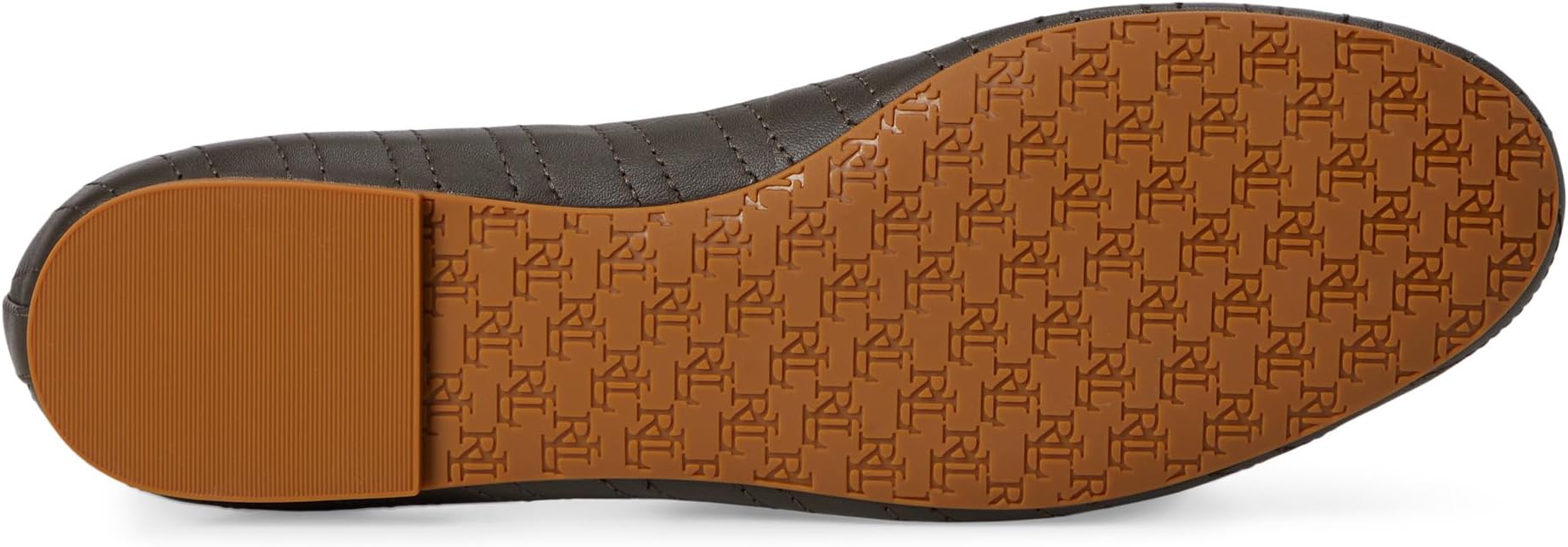 Балетки Lauren Ralph Lauren Jayna Stitched Leather Flat, цвет Dark Olive/Dark Olive — фото 3