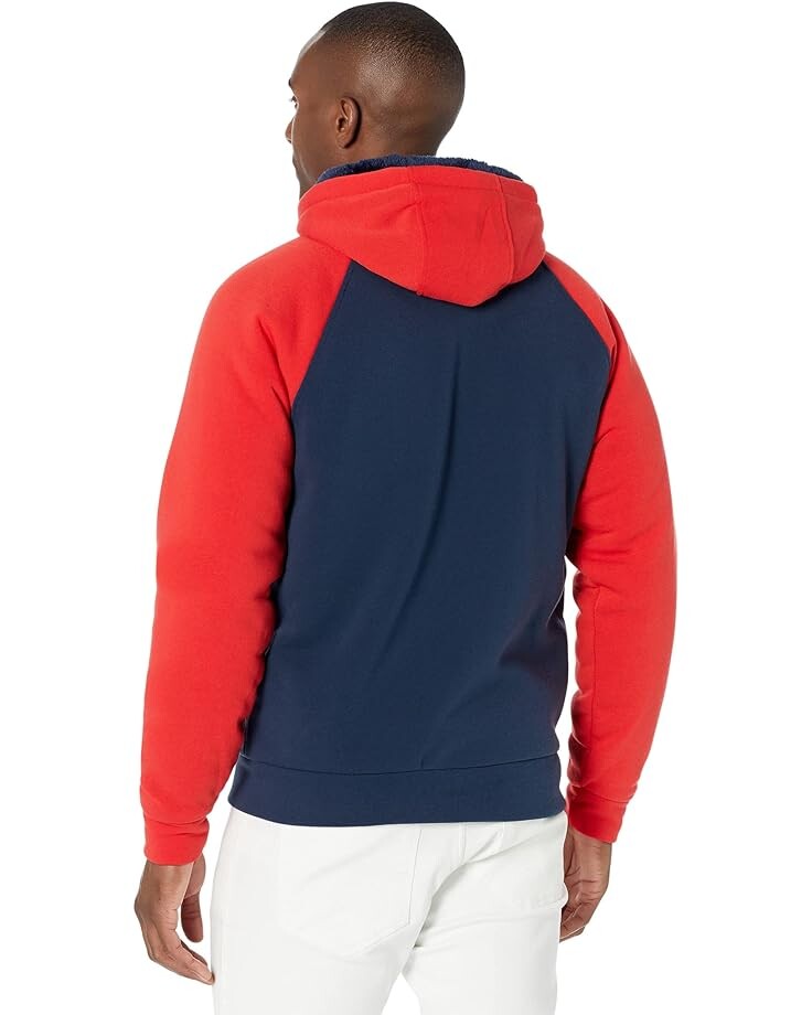 

Худи U.S. POLO ASSN. Color-Block Raglan Hoodie, цвет Engine Red