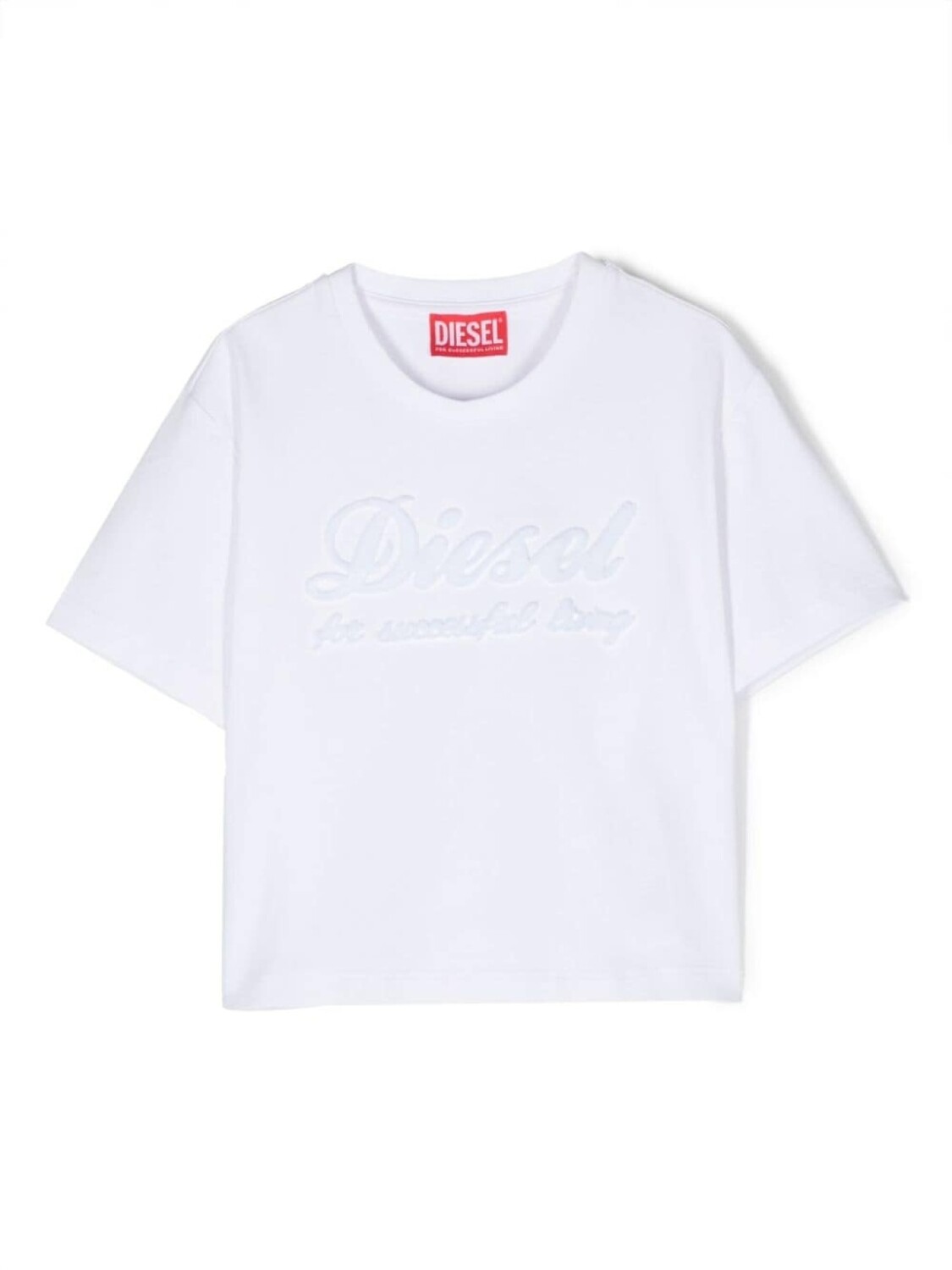 

Diesel футболка с тисненым логотипом, белый