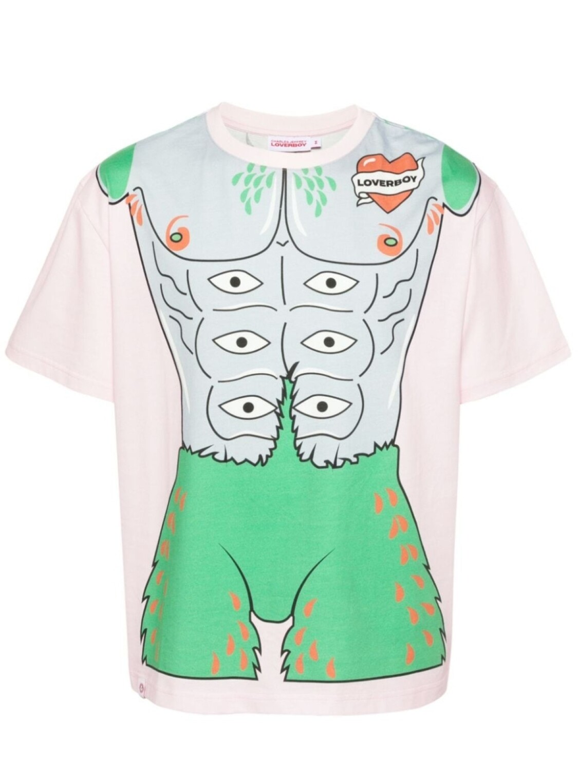 

Charles Jeffrey Loverboy футболка Sexy Beasts с графичным принтом, розовый
