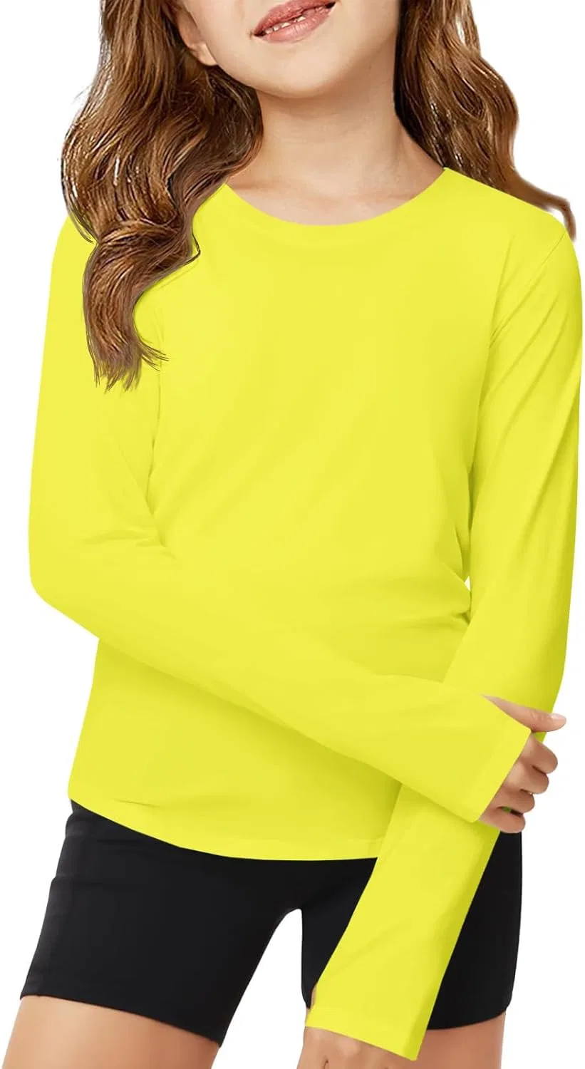 Детская футболка с длинным рукавом Activewear ZDC, желтый