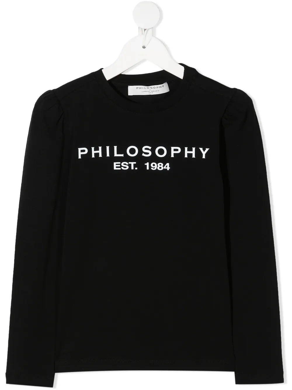 

Футболка с логотипом Philosophy Di Lorenzo Serafini Kids, черный