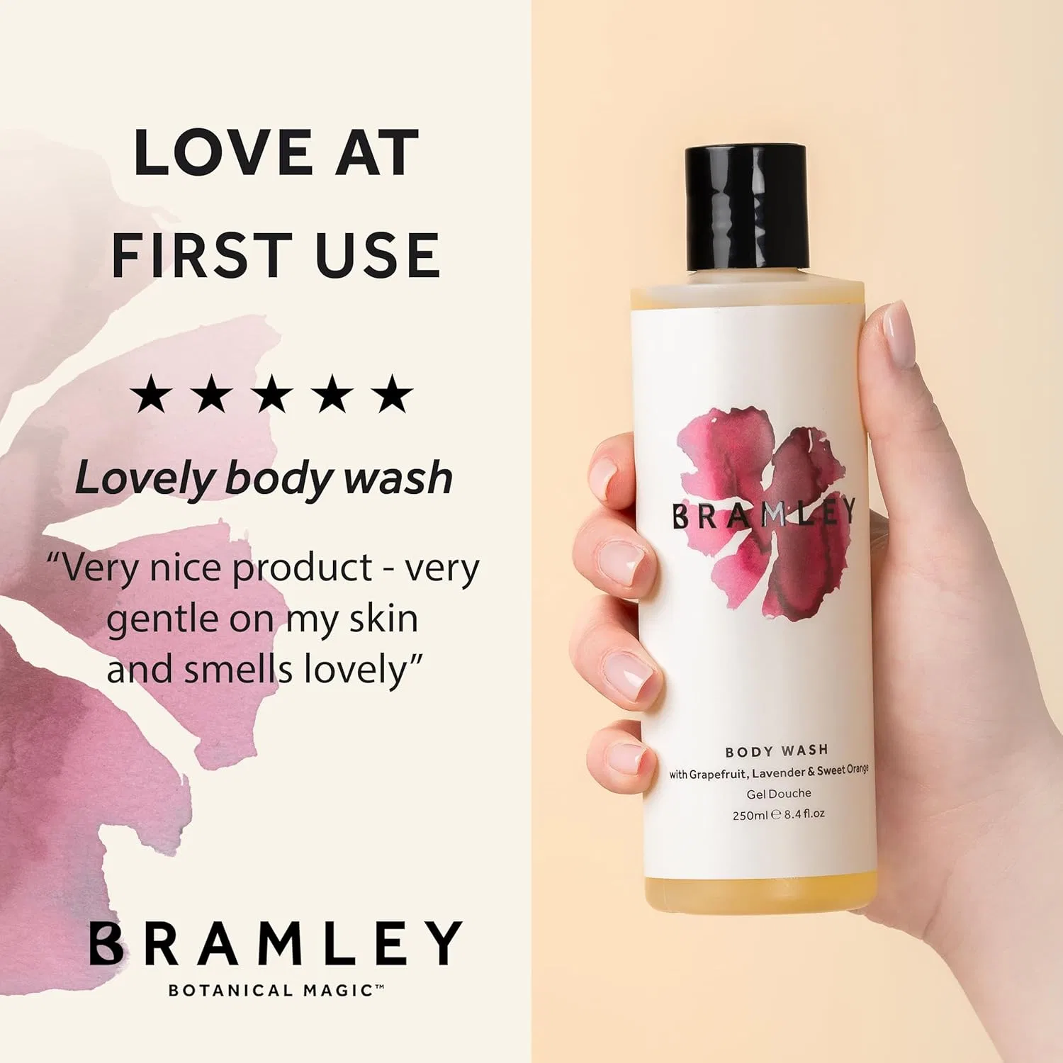 Гель для душа Bramley Products с грейпфрутом, лавандой и сладким апельсином, 250 мл Bramley Products — фото 4