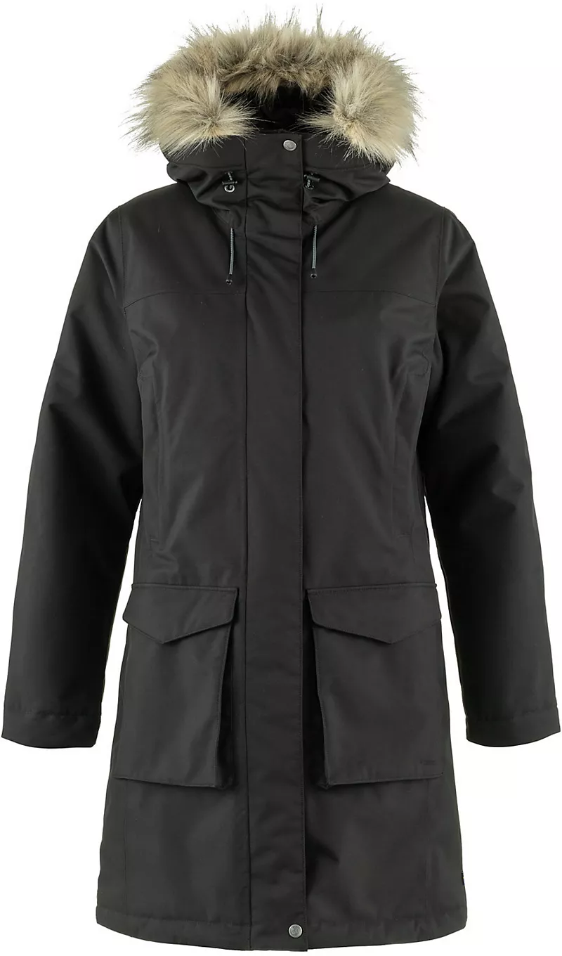 

Женская парка Fjallraven Nuuk Lite, черный