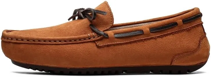 Лоферы кожаные мужские Loafers, коричнево-желтый PUGHGAETZF — фото 3