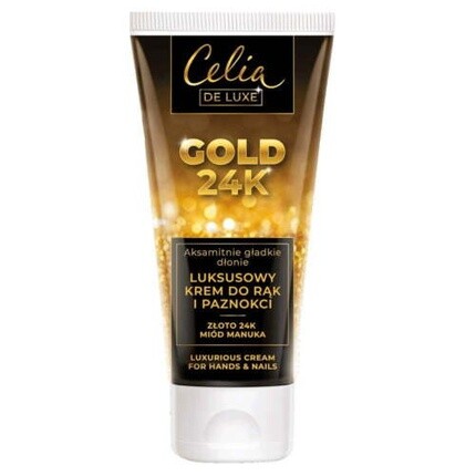 

Celia De Luxe Gold 24K Роскошный крем для рук и ногтей 80мл, New