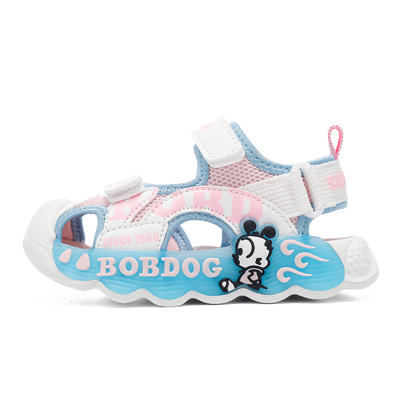 

Непромокаемые и дышащие низкие детские повседневные кроссовки для детей 3-7 лет BOBDOG, белый