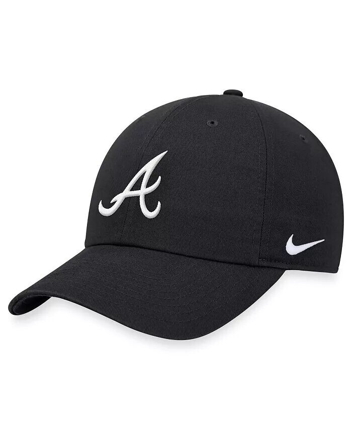 

Мужская черная регулируемая шляпа Atlanta Braves Club Nike, черный