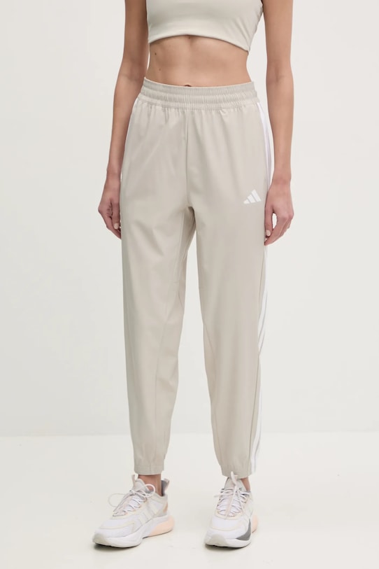 

Тренировочные брюки 3 Stripes Adidas Performance, бежевый
