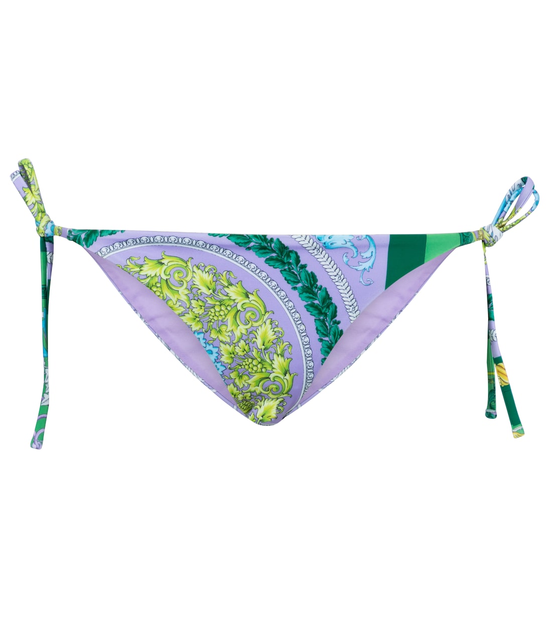 

Плавки бикини с принтом Barocco Mosaic Versace, Lilla+Verde Acqua