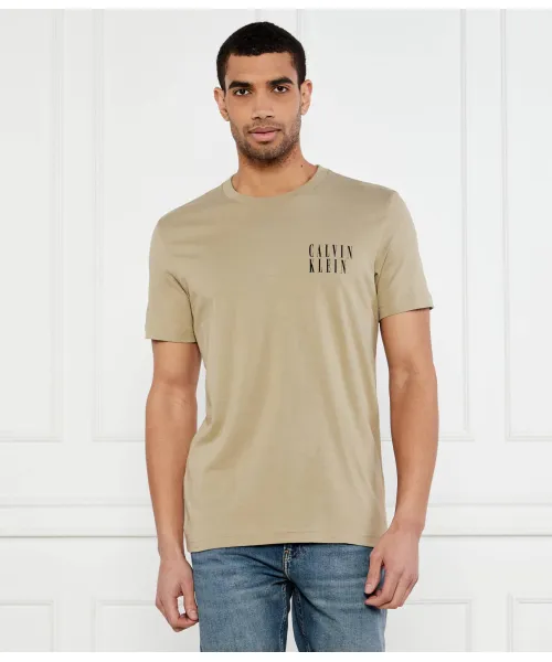 

Футболка «Тени» Regular fit Calvin Klein Jeans, бежевый