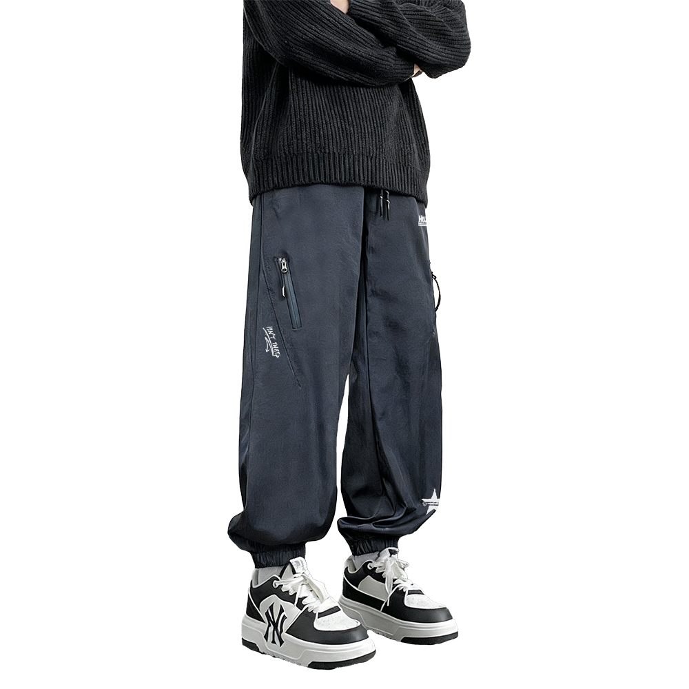 

Ветровка Pants Men's HUANQIU, черный [fleece-lined and thickened]