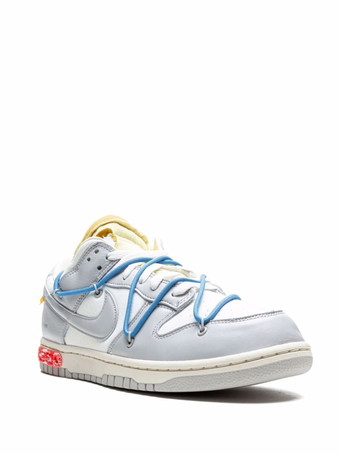 Nike кроссовки Dunk Low Lot 15 of 50 из коллаборации с Off-White, белый — фото 2