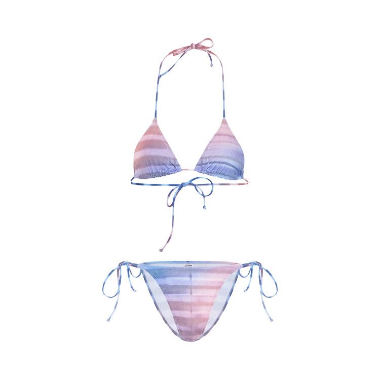 

Бикини Jean Paul Gaultier Air Printed Bikini Set 'Light Blue/Blue/Peach'