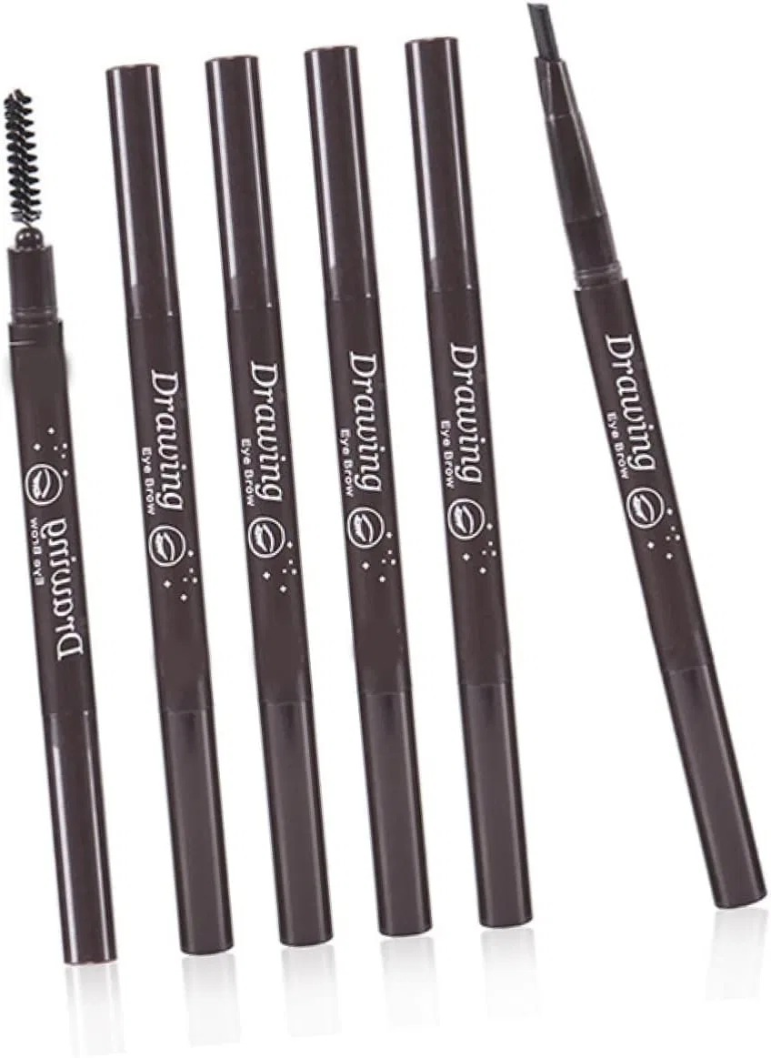 Карандаш для бровей 2 в 1 FOMIYES серый 1 шт