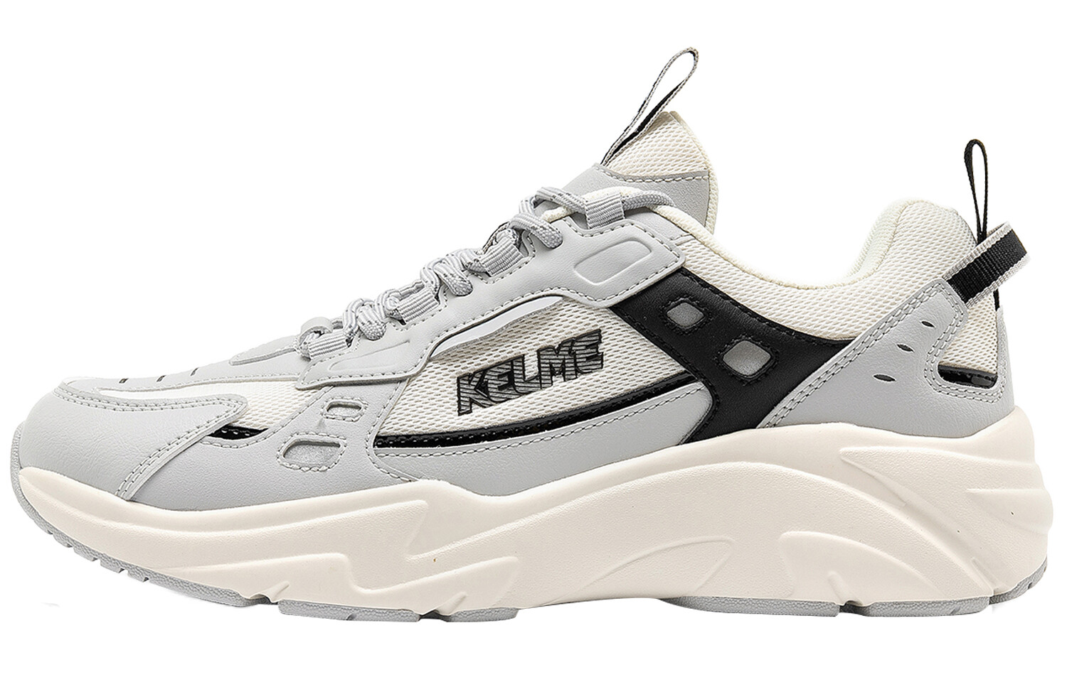 

Кроссовки KELME Chunky Sneakers Unisex Low-top Gray/Black, серый/черный