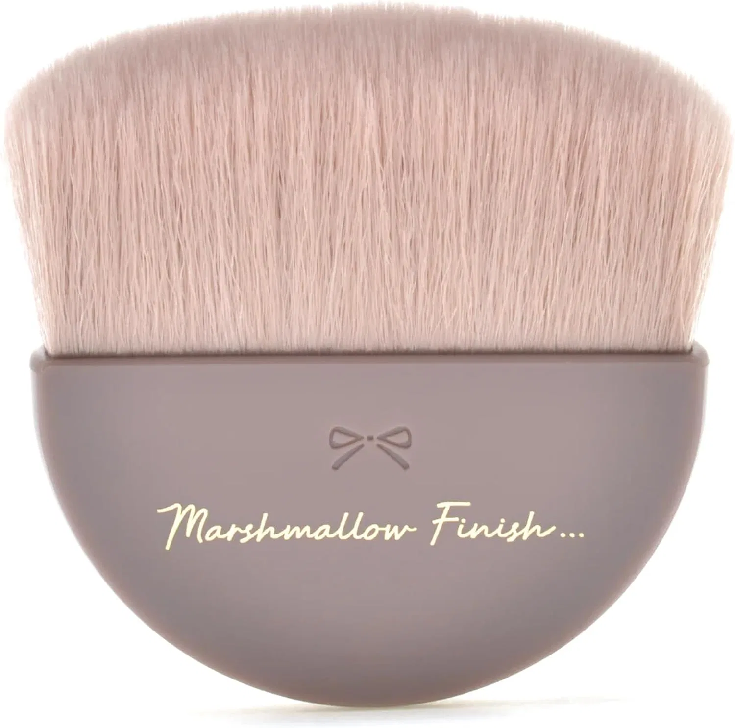 Кисть для лица Canmake Marshmallow Finish Powder Brush, круглая, матовый финиш, коричневая, 1 шт