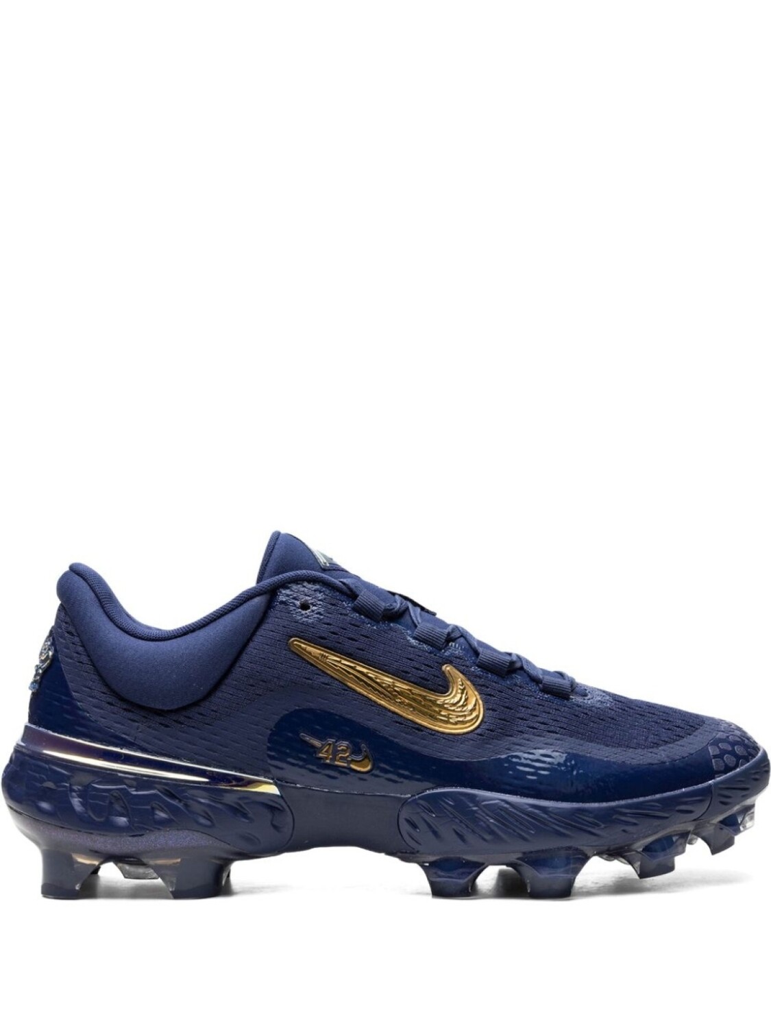 

Nike футбольные бутсы Alpha Huarache Elite 4 Low Jackie Robinson Day, синий