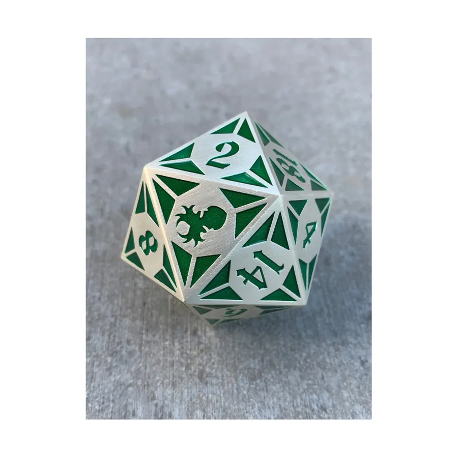 

55 мм d20 Стальной готик Голиаф — Змей, Assorted Dice (Kraken Dice)