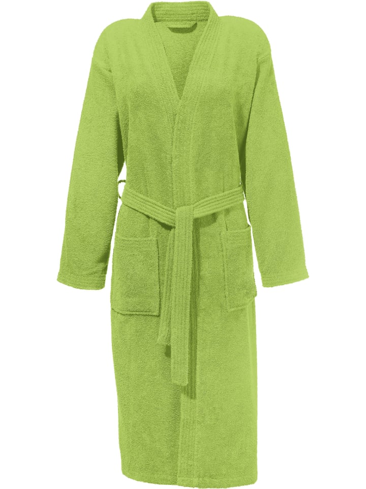 

Redbest Махровый халат унисекс «Чикаго» яблочно-зеленого цвета