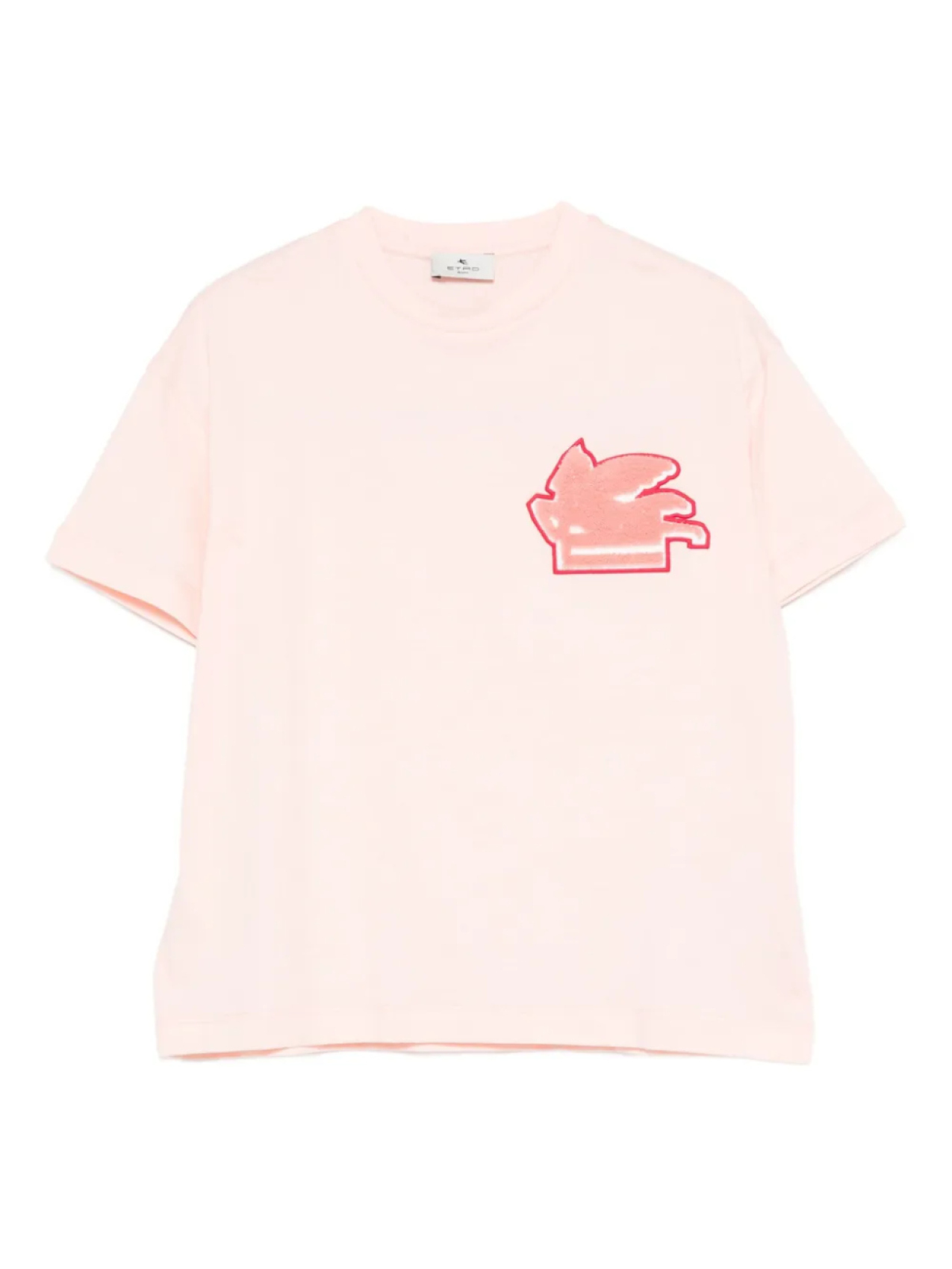 

Футболка с нашивкой «Пегас» от ETRO KIDS, розовый