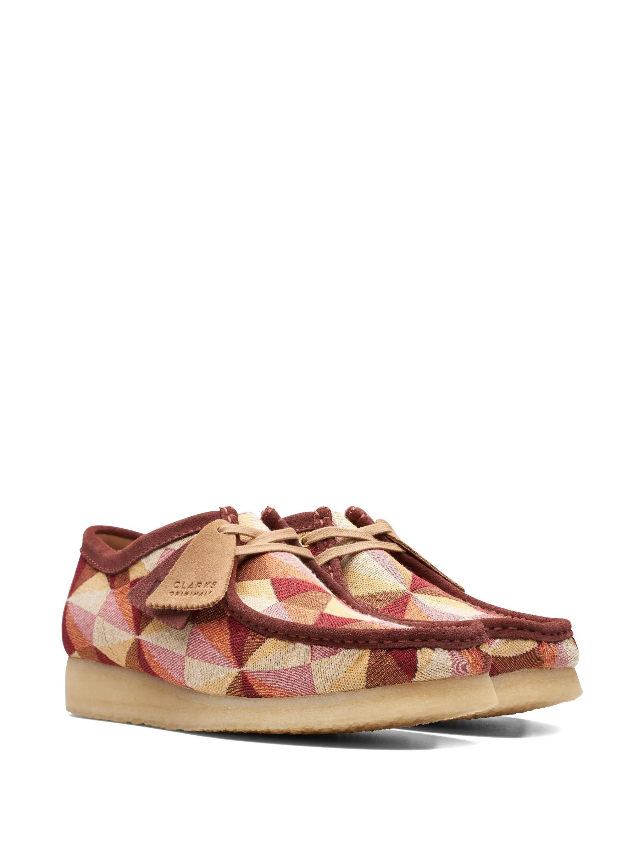 Лоферы Wallabee Clarks Originals, красный — фото 2
