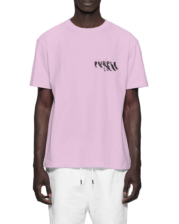 

Графический принт с логотипом Purple Brand, розовый