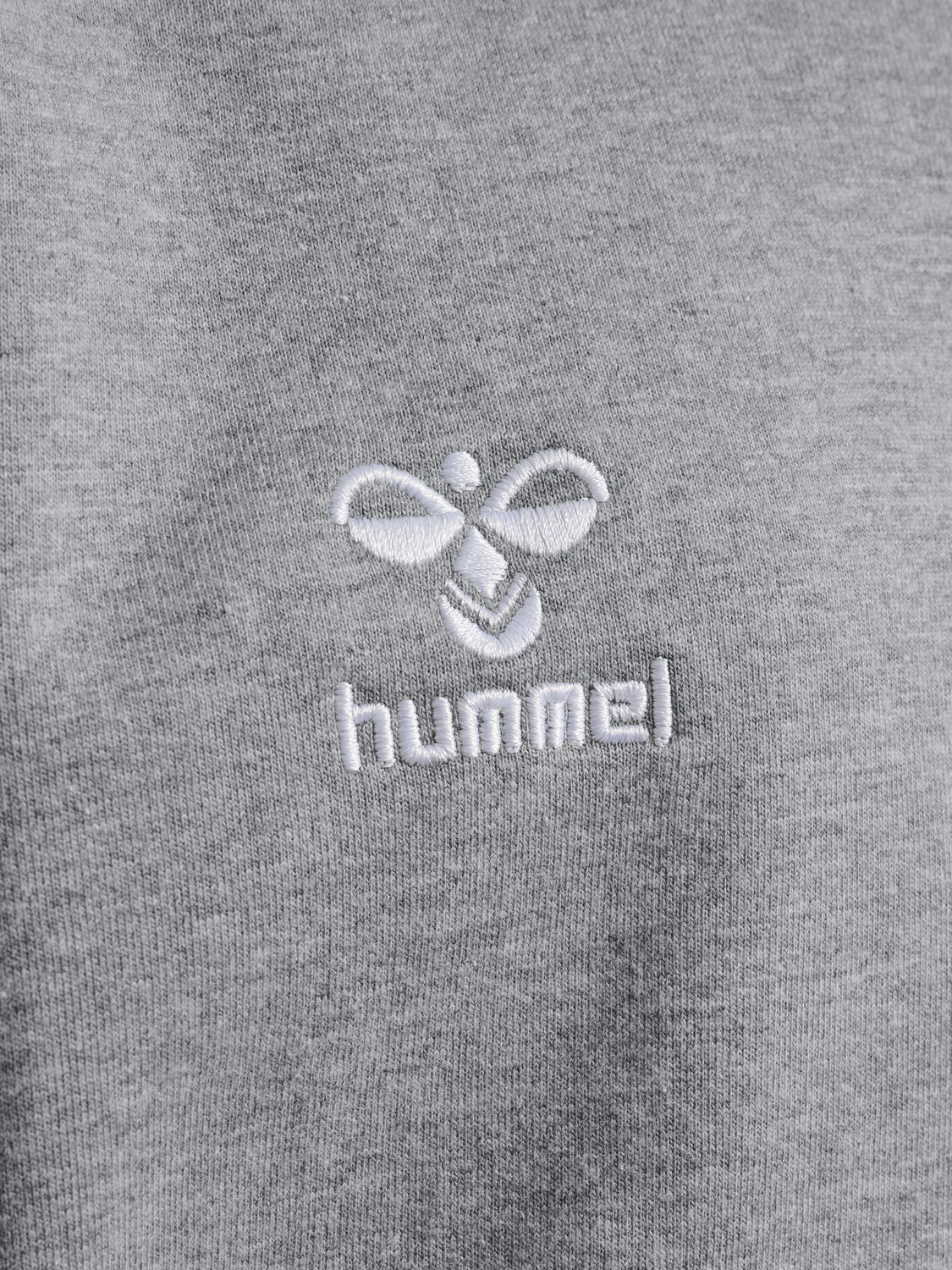 Толстовка Hummel Reißverschlussjacke Hmlgo 2.0 Zip Hoodie Kids, серый меланж — фото 3