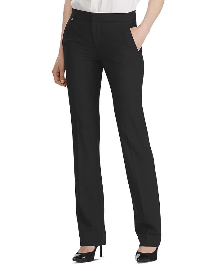 

Брюки прямого кроя Lauren Ralph Lauren, черный