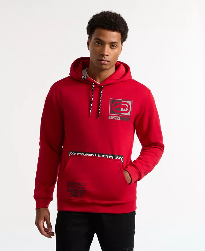 

Мужская худи Revived Ecko Unltd, красный
