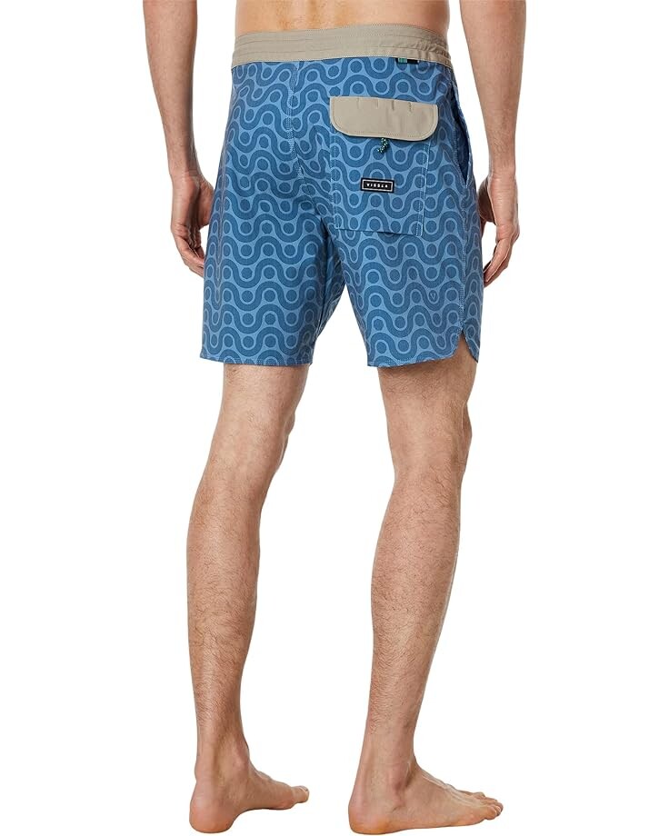 

Шорты для плавания VISSLA Washout 17.5" Boardshorts, цвет Harbor Blue