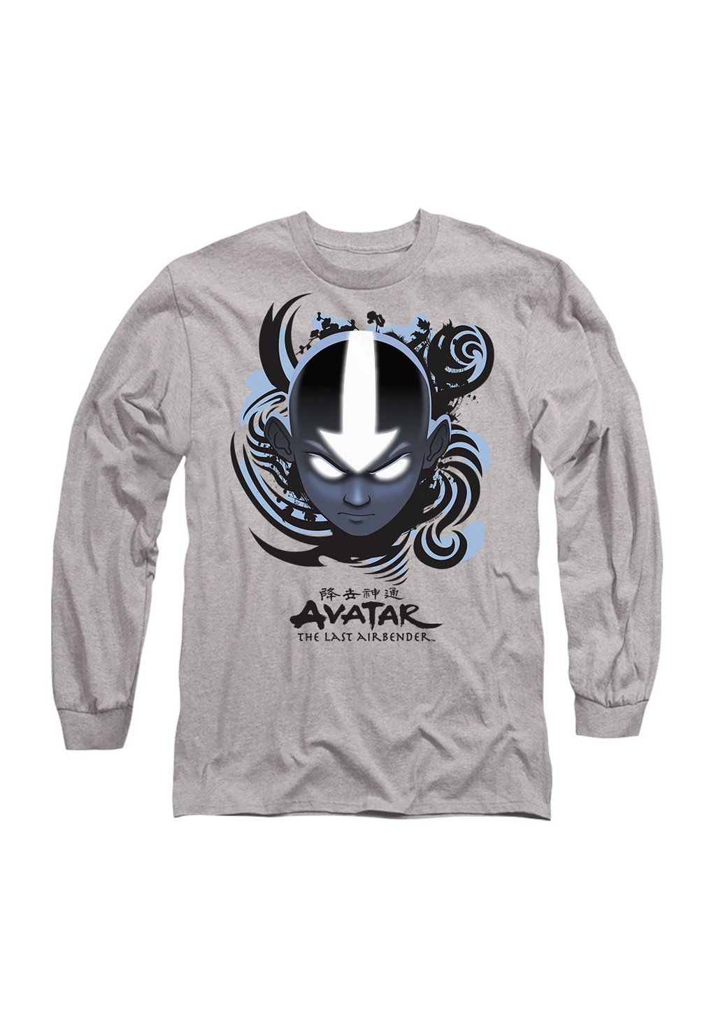 

Топ с длинными рукавами AVATAR THE LAST AIRBENDER KANJI Cotton Soul, серый