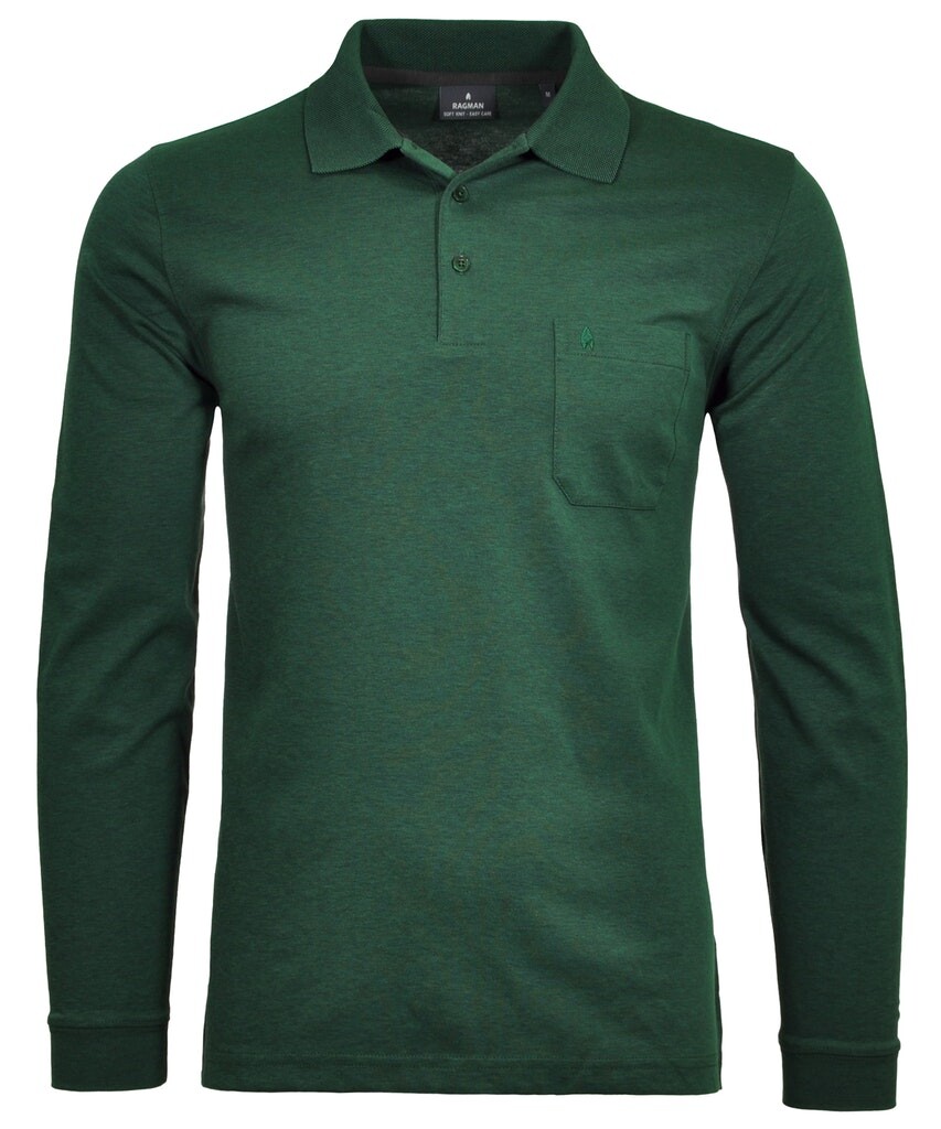 

Поло Ragman Langarm T Shirt, зеленый